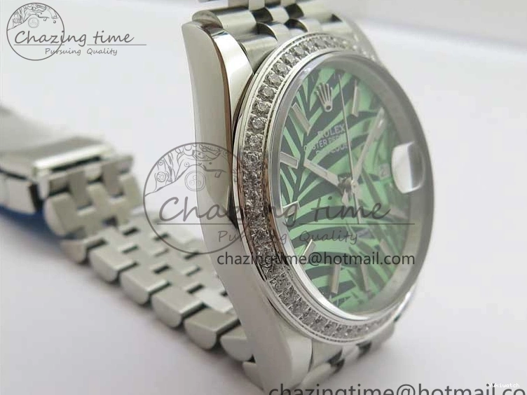 Bracelet 1:1 BP Best on Edition DateJust Dial SS 36 Green Maker New Jubilee 126284 0414